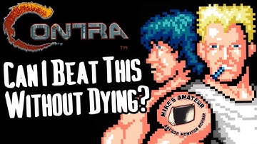 NES - Trying To Beat Contra On One Life...And Failing Miserably