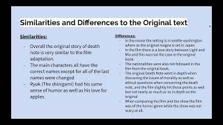 Death Note Slide Show Audio