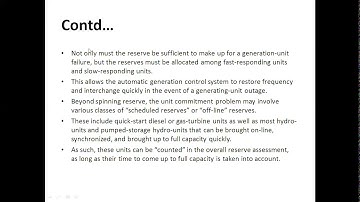 Constraints in Unit Commitment by Prathita Roy