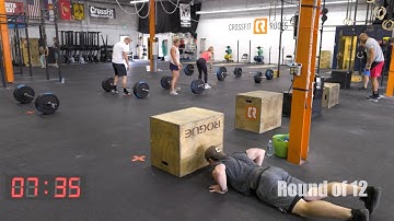 Workout Demo: Burpee Box Jump-Overs and Deadlifts
