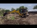 Mahindra 3Dx JCB machine working in A small river watch this & subscrib and comment for more video