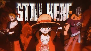 Still here 「 AMV 」 One Piece 4k | Wano Arc Amv | Final fight   | 4k anime Resimi