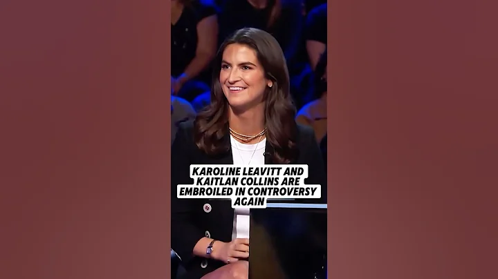 Karoline Leavitt and Kaitlan Collins are embroiled in controversy again. -2#shorts#celebrity