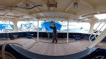 Back Deck - On Board the R/V Tiglax