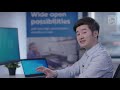 Demonstrating Philips Ultrawide monitor 439P9H