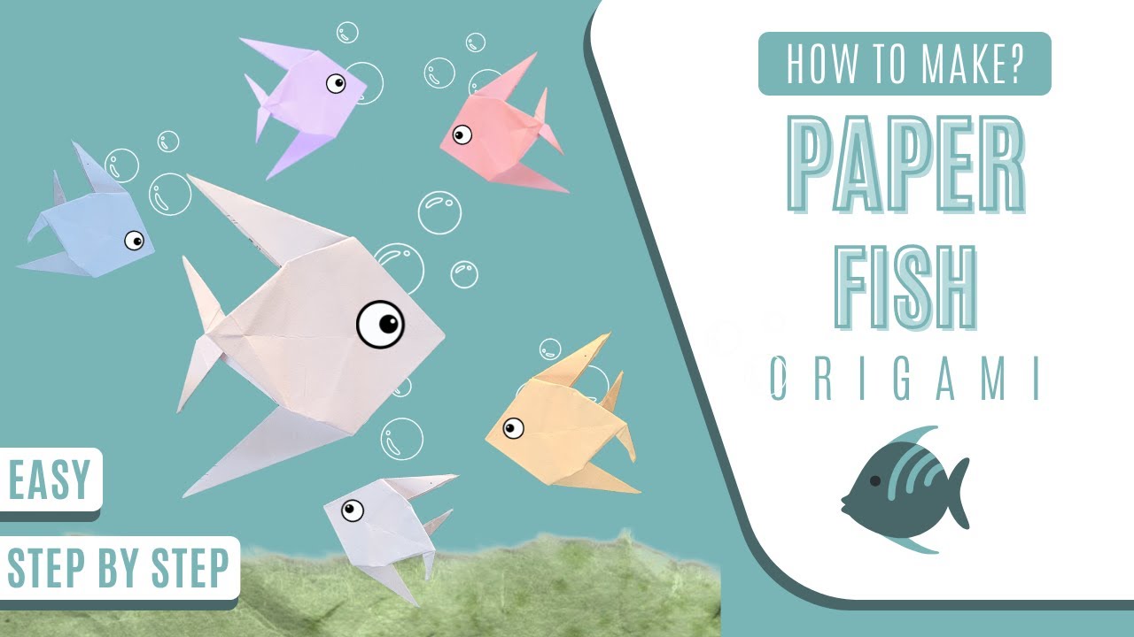 How to Make a Paper Fish Origami Fish YouTube