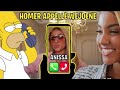 Homer appelle wejdene au tlphone