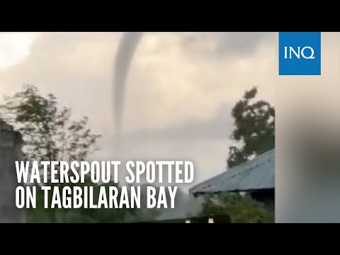 Waterspout spotted on Tagbilaran Bay