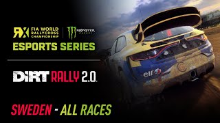 ALL RACES - Sweden - World RX Esports Series - DiRT Rally 2.0