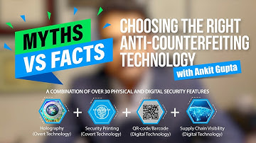 Choosing the right anti-counterfeiting technology with Mr. Ankit Gupta Director Holostik