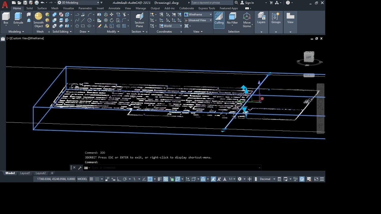 Importar nube de puntos RCP a AutoCAD
