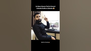 Convert your LinkedIn profile to a website using this open-source tool 🤯 #javascript #html #css