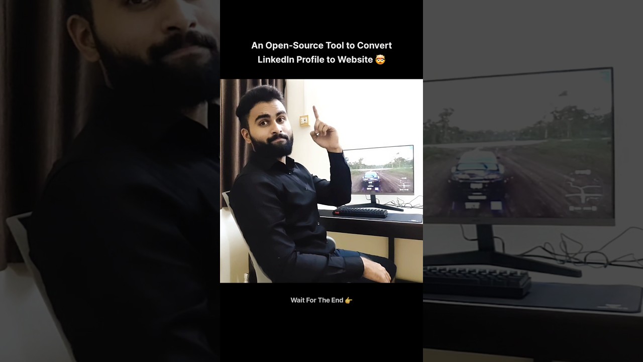Convert your LinkedIn profile to a website using this open-source tool 🤯 #javascript #html #css