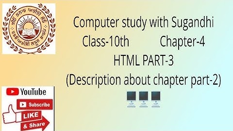 PSEB class-10 chapter-4 HTML-3 (part-2) details description about chapter