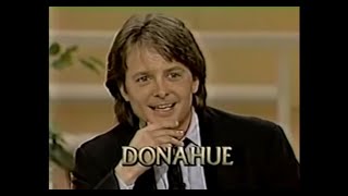 Back to the Future Part III: Michael J. Fox Donahue appearance (syndicated talk show, May 1990)