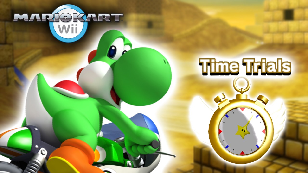 Mario Kart Wii - Time Trials (Unlocking Fast Staff Ghosts) [4K]