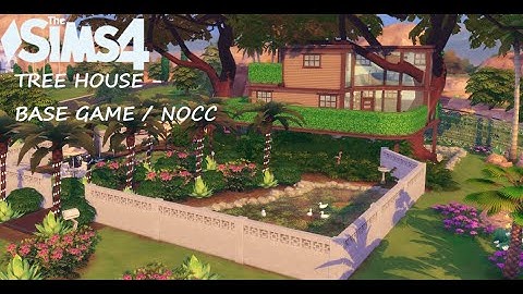The sims 4 / Tree House / Base Game / NOCC / Loft / Speed Build / 2022