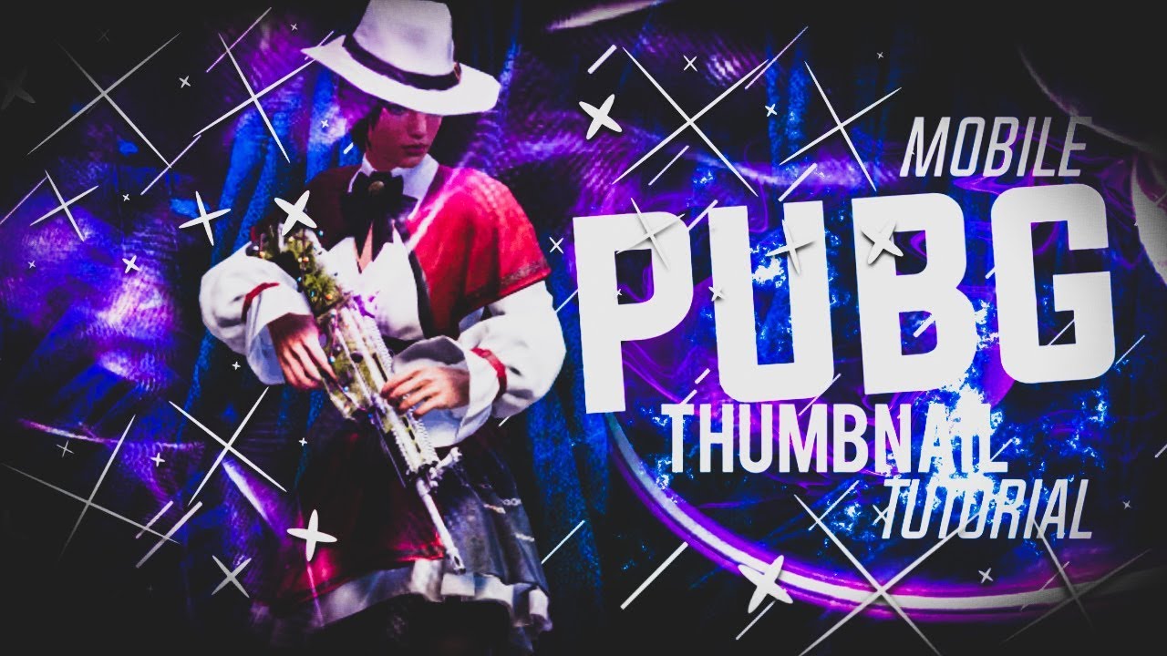 How To Make A Pubg Mobile Thumbnail Tutorial | Pstouch | Android & Ios