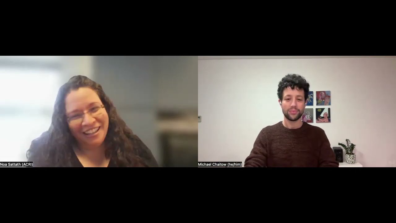 Rabbi Noa Sattah in conversation with Michael Chaitow