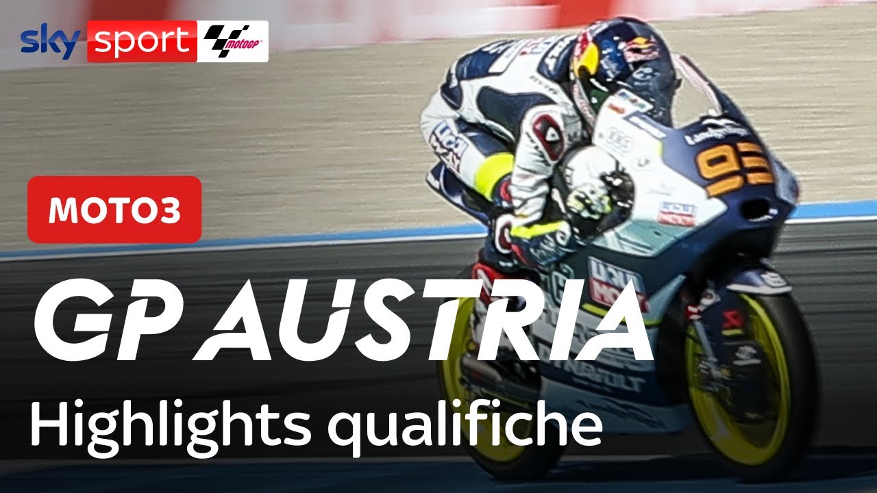 GP Austria, gli highlights delle qualifiche di Moto3 - YouTube