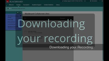 Blackboard Collaborate Ultra for Student Collaborative Video Assignment Guide