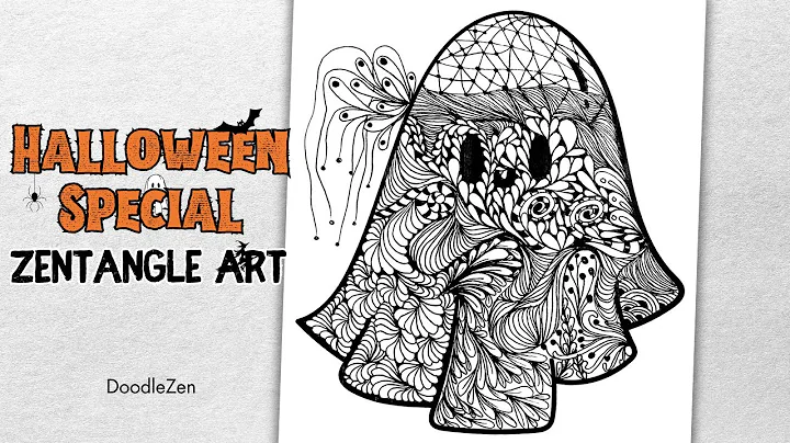 Halloween Inspired Zentangle Patterns | Relax and Draw with Me