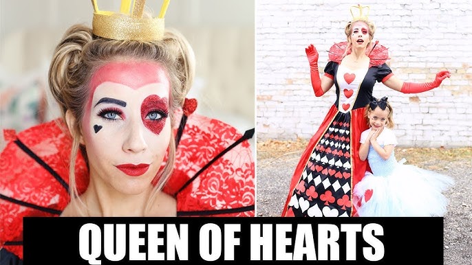 Queen of Hearts Makeup Tutorial【Tim Burton's Alice in Wonderland】, Halloween 2022