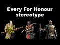 Every For Honour main described in 1 sentence