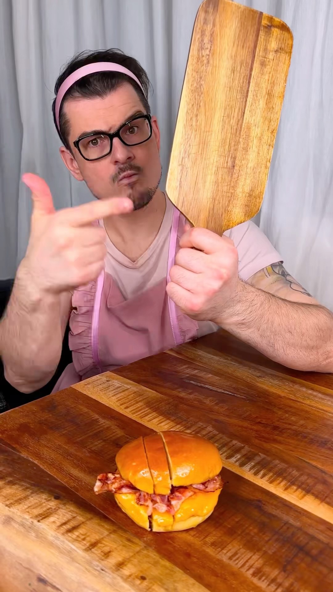 How to not prepare BURGER infront of mom??❤️?| CHEFKOUDY