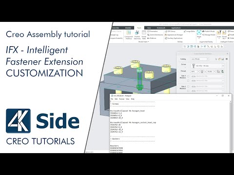 Creo IFX - How to customize Creo Intelligent Fastener library