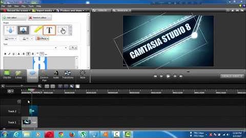 How to make professional intro and outro in camtasia studio 8 Easy way