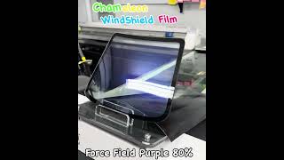 Chameleon Windshield Film Force Field Purple 80%