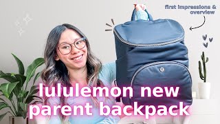 LULULEMON NEW PARENT DIAPER BAG REVIEW | First time mom | First Impressions, What’s in my Diaper Bag
