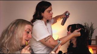 ASMR Real Person Perfectionist Hairstyling & Curling