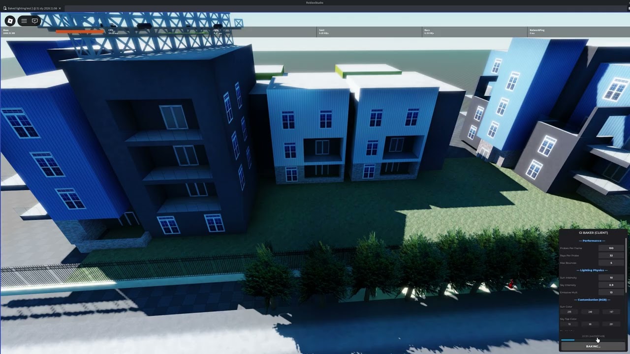 Baked Lighting in Roblox