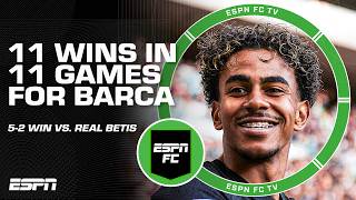 Is Barcelona the BEST TEAM IN THE WORLD? 🤔 REACTION to 5-2 win over Real Betis | ESPN FC
