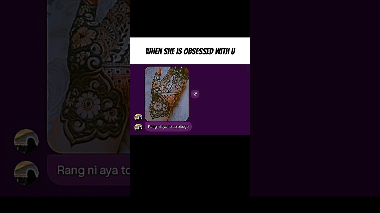 Mehndi Threat Level: Girlfriend Edition 😂💀 