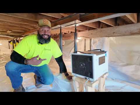 Crawlspace Encapsulation & Foundation Repair Versailles Kentucky.