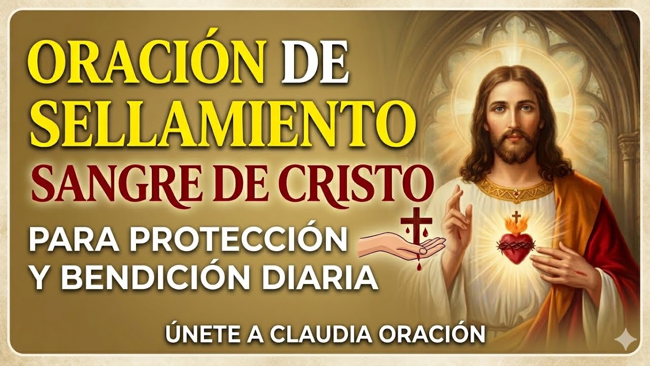 ORACIÓN DE SELLAMIENTO CON LA SANGRE DE CRISTO PARA PROTECCIÓN Y ...