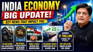 India Economy Boom 2026: Exports $1T Target, RBI Update, Auto Sales Surge & Inflation Shock