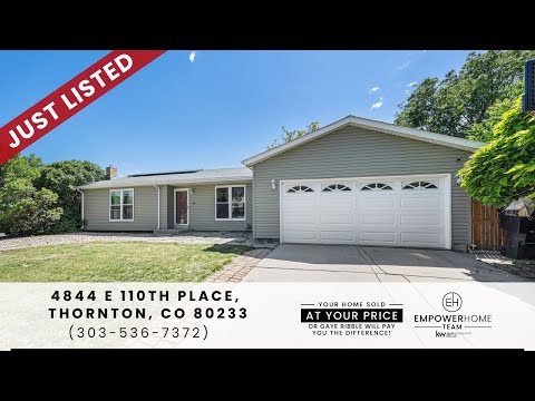 4844 E 110th Place, Thornton, CO home video tour