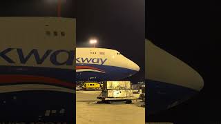 Boeing 747-8F Silkway cargo LGAV Athens