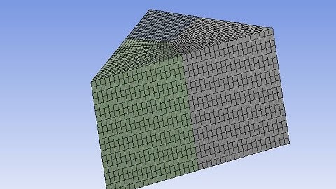 Meshing wedge geometry in Ansys | Complex geometry meshing