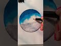 Lets make winter  bubble painting using alcohol markers shorts