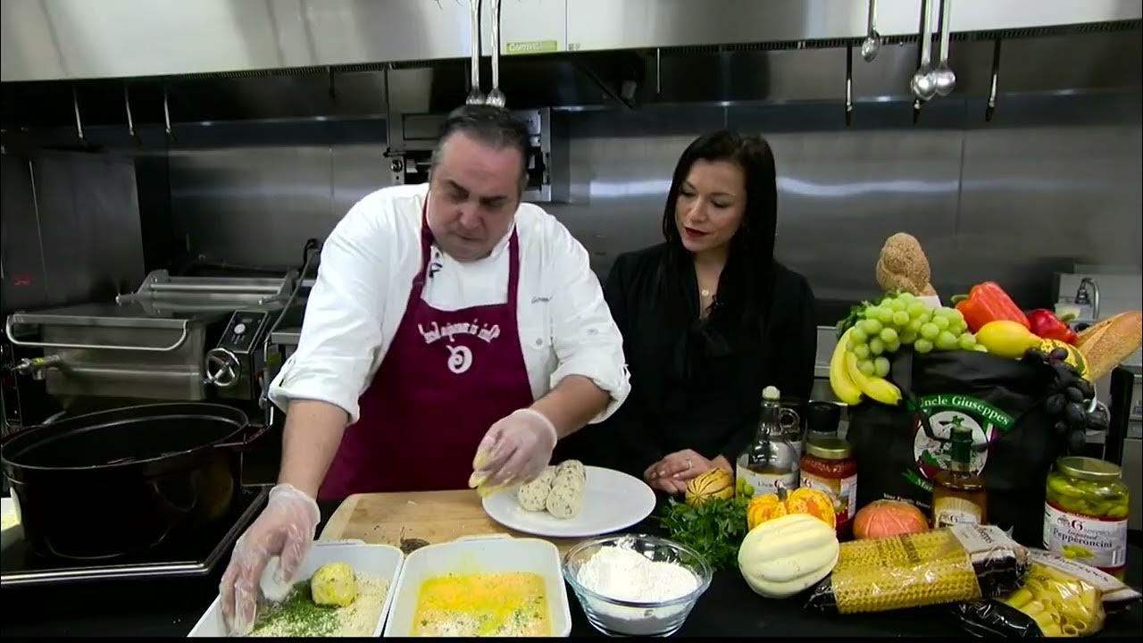 What's Cooking Uncle Giuseppe's Marketplace's truffle risotto balls YouTube