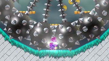 New Super Mario Bros. U - Custom Level Showcase: Stormy Sunset Summit