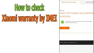 How to check Xiaomi warranty by IMEI easily