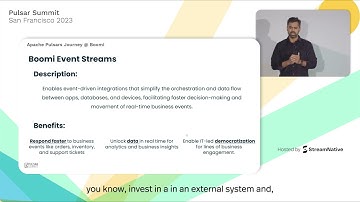 Apache Pulsars Journey at Boomi: From Tech Evaluation to Implementation - Pulsar Summit NA 2023