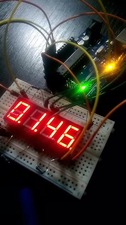 7 segment display timer - YouTube