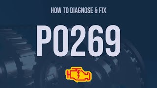 how to diagnose and fix p0269 engine code - obd ii trouble code explain